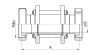 Стекло смотровое AISI 304 51590 г/г DN 40 NIOB